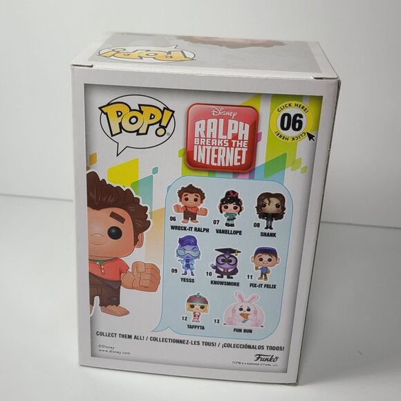Funko POP! Disney Ralph Breaks the Internet Wreck-It Ralph #6 Vinyl Figure- NRFB - Picture 4 of 5
